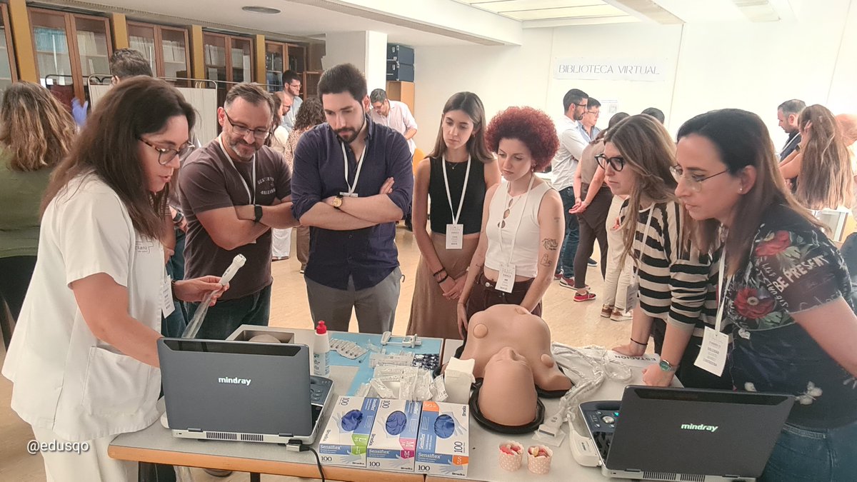 edusqo's tweet image. Probably the most ambitious FNA workshop that has been held to date. #PAAFMurcia2025:
▫️40 participants
▫️5 stations
▫️5 instructors: 3 pathologists, 2 radiologists
▫️4 ultrasound machines.
▫️Stanardized training (5 FioNA + @BiotmeMTM), clinical scenarios &amp;amp; evaluation @SimInPath