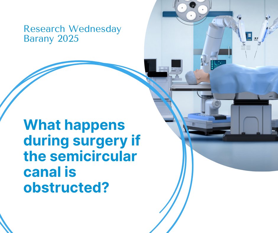 Ever wonder how surgeons manage an obstructed semi-circular canal? Check out this article from Van de Berg et al., pmc.ncbi.nlm.nih.gov/articles/PMC11…