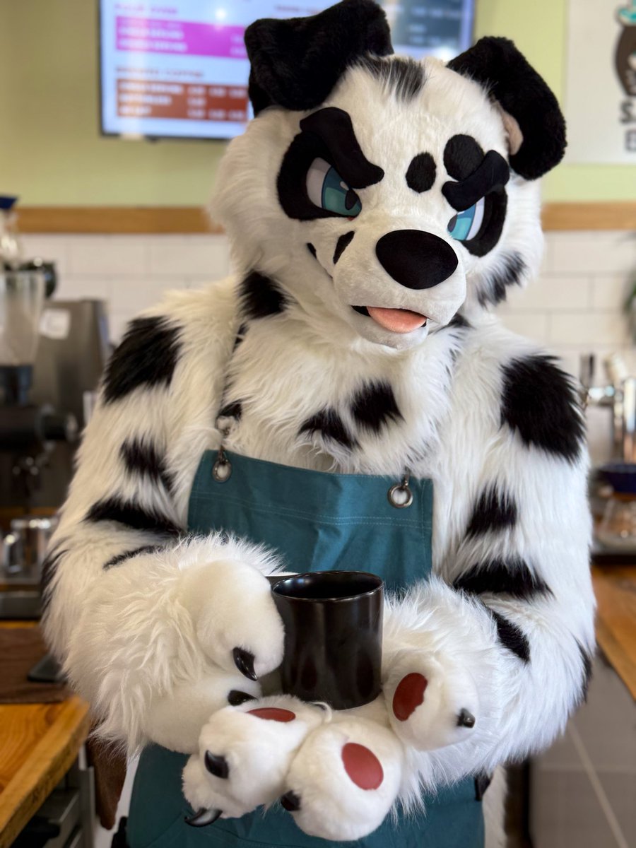 Sacred_Beans_Co's tweet image. 😏☕ Finn’s brewing up trouble again… and you’re invited!

🐾 Animal Café Night returns Nov 7 &amp;amp; 21 | 4–9 PM MT 💚

Come hang out, suit up, and sip something cozy with the local furry crowd!

🪡: @mixedcandy 

#FursuitEveryday #ColoradoFurs #SacredBeansCoffee #FurryCafe