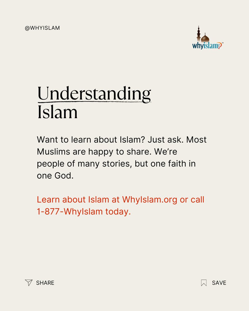 For many Muslim Americans, simple conversations become chances to challenge stereotypes and show that faith and identity go hand in hand.

Islam isn’t foreign — it’s part of America’s story. 

Learn more at whyislam.org/wish/ or call 1-877-WhyIslam today.

#MuslimAmericans