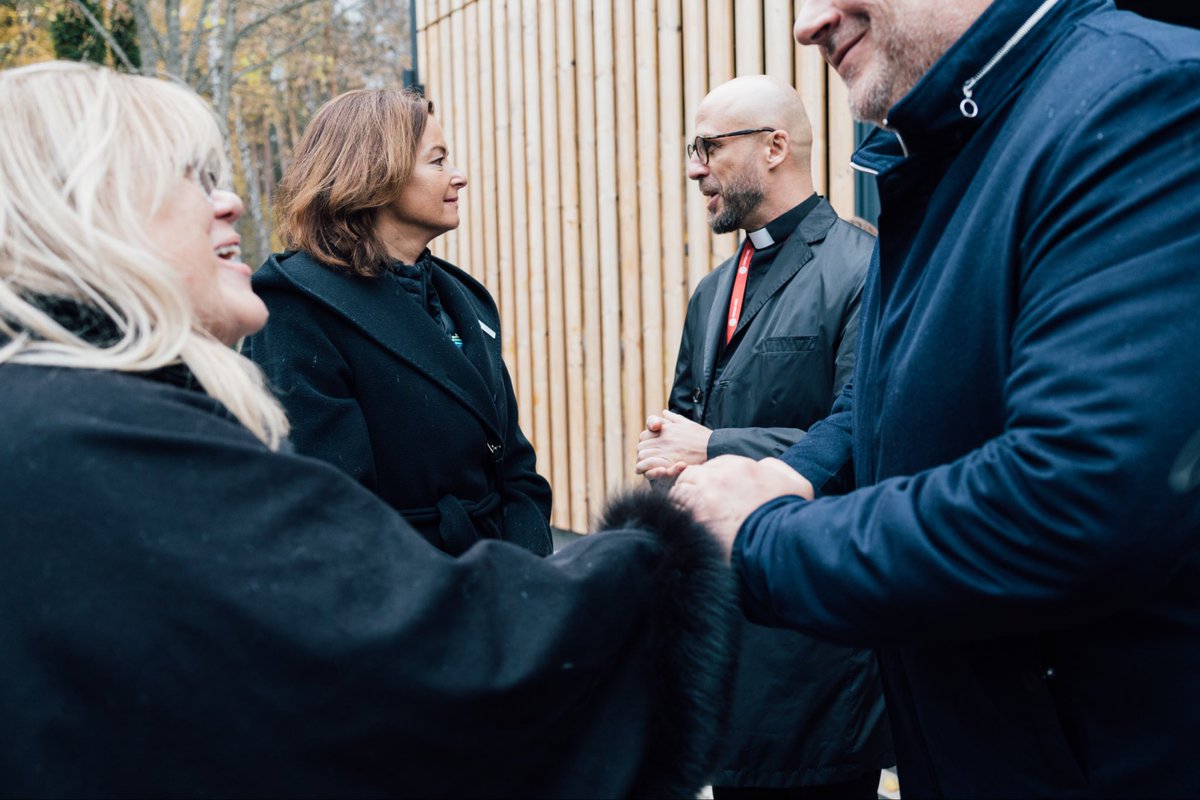 Minister <a href="/tfajon/">Tanja Fajon</a> visited a rehabilitation center for children and youth in 🇺🇦, renovated with 🇸🇮 support from 2022 to 2024.

The center can accommodate up to 90 children and their parents at a time.

The project is implemented by <a href="/SpesUkraine/">Caritas-Spes Ukraine</a> &amp; <a href="/KaritasSLO/">Slovenska karitas</a> through #SlovenianAid.