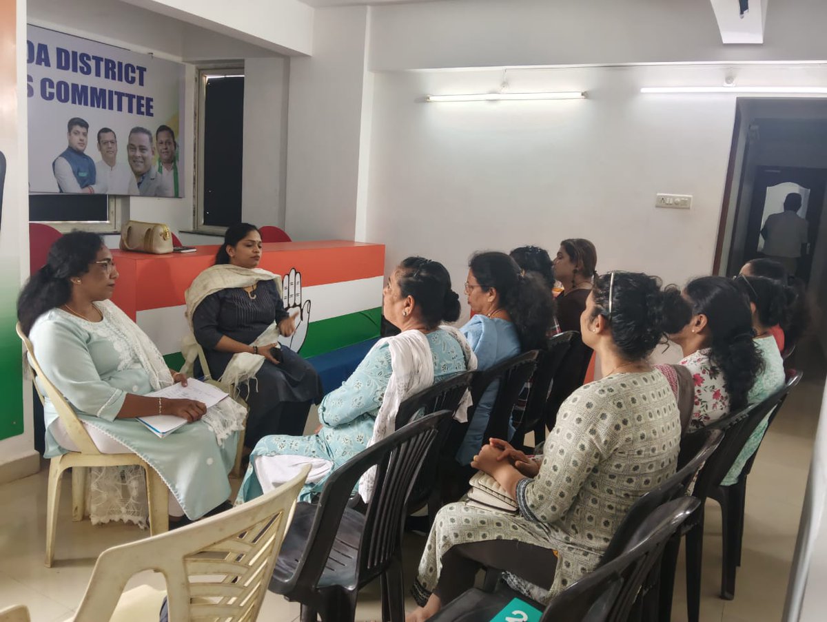 PratikshaKhalap's tweet image. Their insights and encouragement have truly inspired us to work with renewed enthusiasm for the people of Goa.

#GoaMahilaCongress #CongressForGoa #EmpoweringWomen
