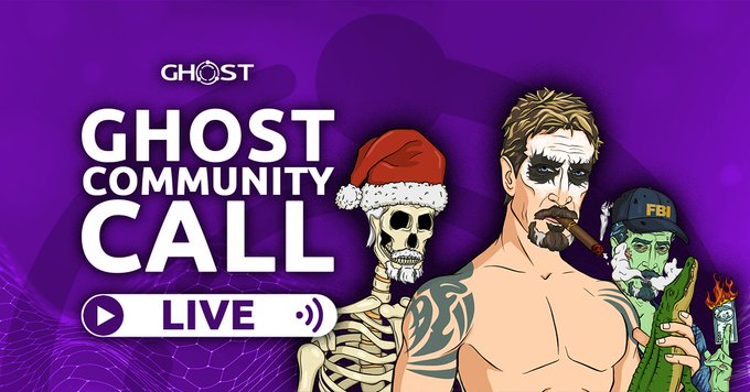 Whales Wednesdays - Q4 is LIVE 🔴

GHOST Community members can have actual input over the future direction of the GHOST Project. Available ONLY to GHOST Whales 👻🐳

Become GHOST Whale 👇
🔗 https://ghostchain.io/whales-apply