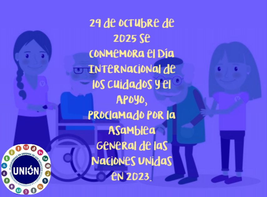 En un día como hoy hay que hacerse una pregunta...¿Quién cuida a quien cuida?
Porque todxs nacemos,vivimos y morimos siendo dependientes.