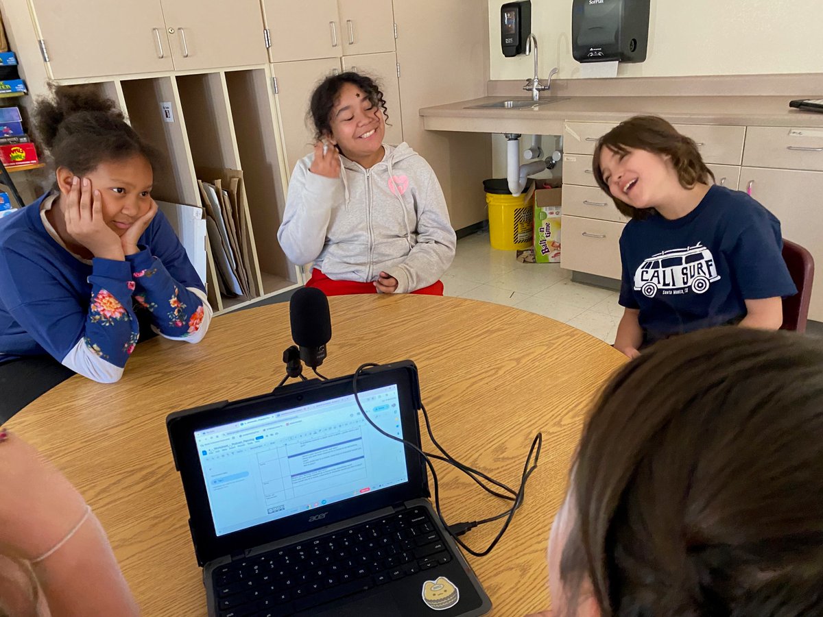 Podcasting with Upper Elementary, High Ability Students usergeneratededucation.wordpress.com/2025/10/29/pod… so much fun. Using <a href="/canva/">Canva</a> and it's #AI functons were priceless for this project. #edtech #edchat