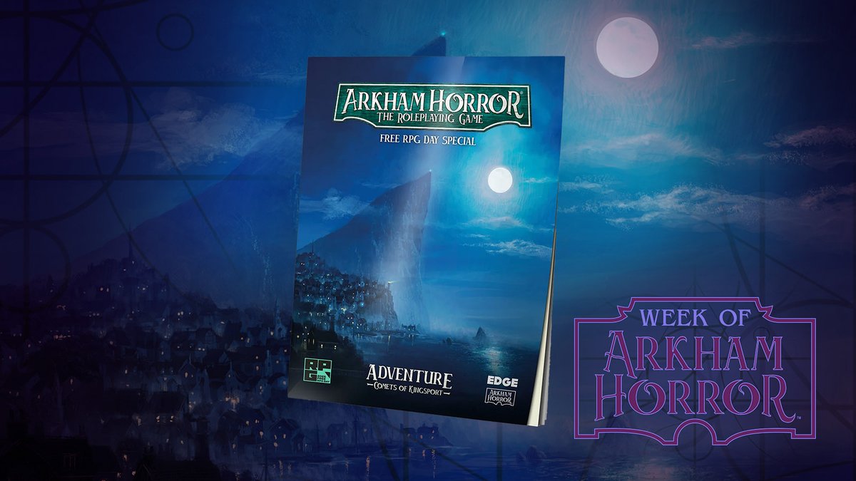 The Comets of Kingsport from <a href="/edge_english/">Edge Studio (English)</a> is now available as a PDF for Week of Arkham Horror!

arkhamhorror.com/news/comets-of…