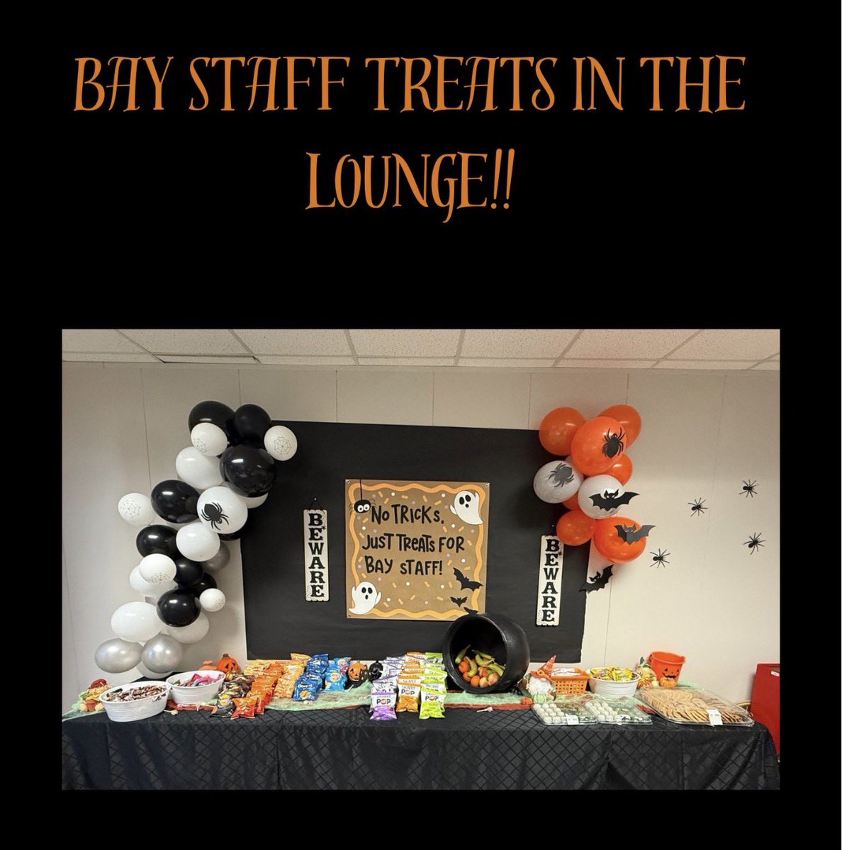 Treats for the Bay Eagles today! 🦅💙 Thanks to our awesome PTA for the sweet surprise! #BayEagles #ThankYouPTA #Grateful