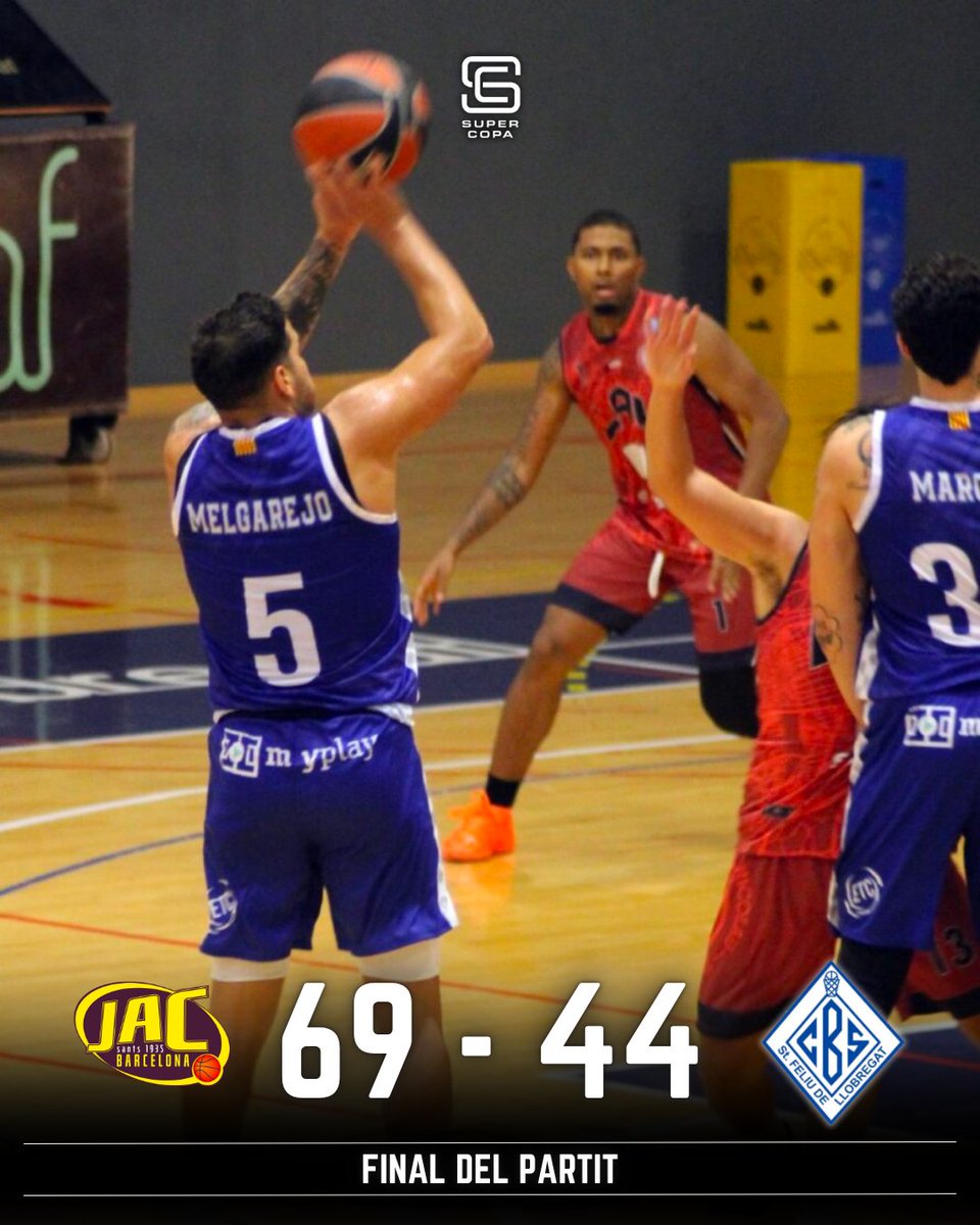cbsantfeliuenc's tweet image. Supercopa Masculina: Derrota a la pista del JAC Sants

📊 JAC Sants 69 - 44 CBS Masculí

Aquest dissabte, el nostre equip de Supercopa Masculina va caure en una de les pistes més complicades de la lliga, la del JAC Sants. 

#CBSantfeliuenc #Supercopa #OrgullCBS #Inverseteams