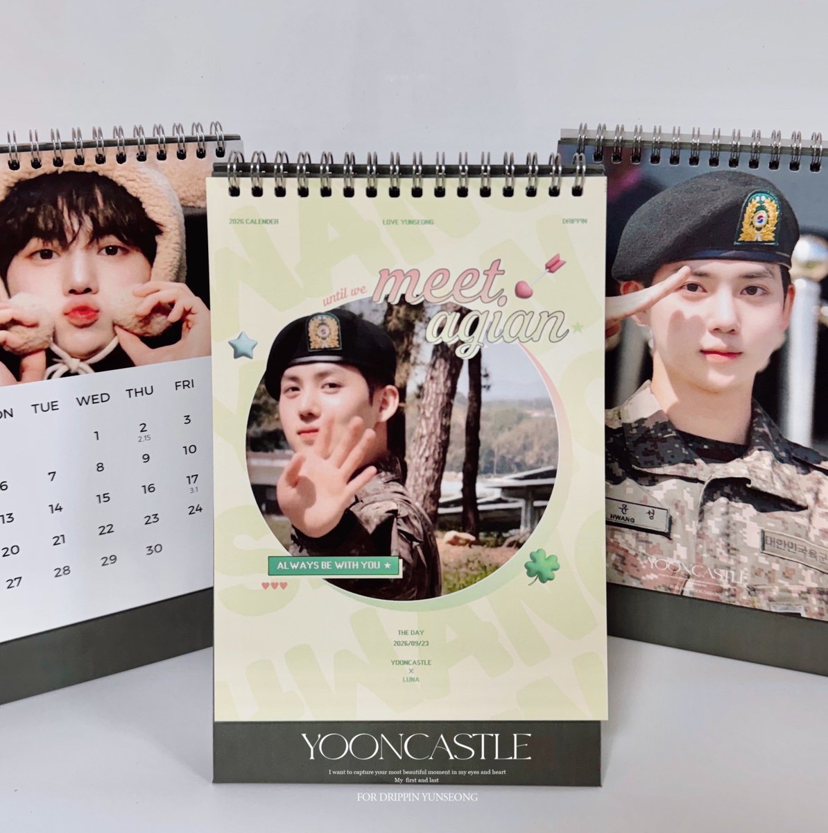yooncastle1030's tweet photo. 🐻🎂

2025 ʏᴜɴsᴇᴏɴɢ ᴅᴀʏ ᴄᴀʟᴇɴᴅᴇʀ ᴇᴠᴇɴᴛ
ʙʏ_ʏᴏᴏɴᴄᴀsᴛʟᴇ & ʟᴜɴᴀ 

윤성이 생일기념 캘린더 나눔 이벤트를 진행합니다! 지난 5년간 윤성이의 소중한 순간들로 꾸며진 2026 캘린더 수령을 원하시는 분은 아래 링크로 신청해주세요🫶🏻

⏱️신청기간 생일당일 00:00-23:59
👥선착순 20명

https://t.co/SyKTur4Edw

#until_we_meet_again
#HAPPY_YUNSEONG_DAY
#황윤성 #DRIPPIN