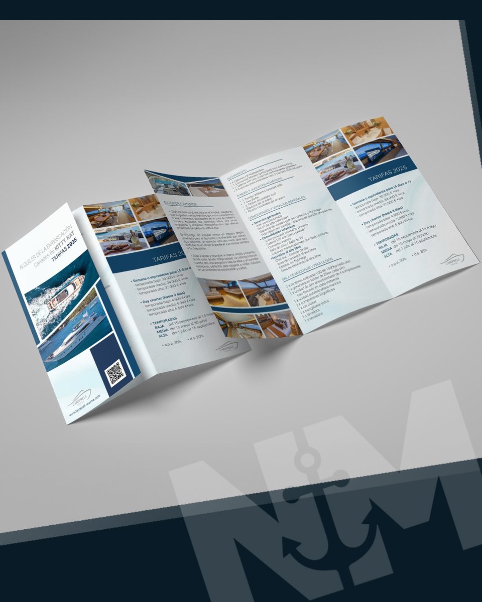 NAUTIMEDIA_'s tweet photo. You know that a good catalog doesn’t just look great; it also tells a story. That’s why at Nautimedia we take care from the photographs to the final layout. This yacht’s catalogue is a great example of how a thoughtful design and photographs can convey the character of a brand. https://t.co/486c2Jmizw
