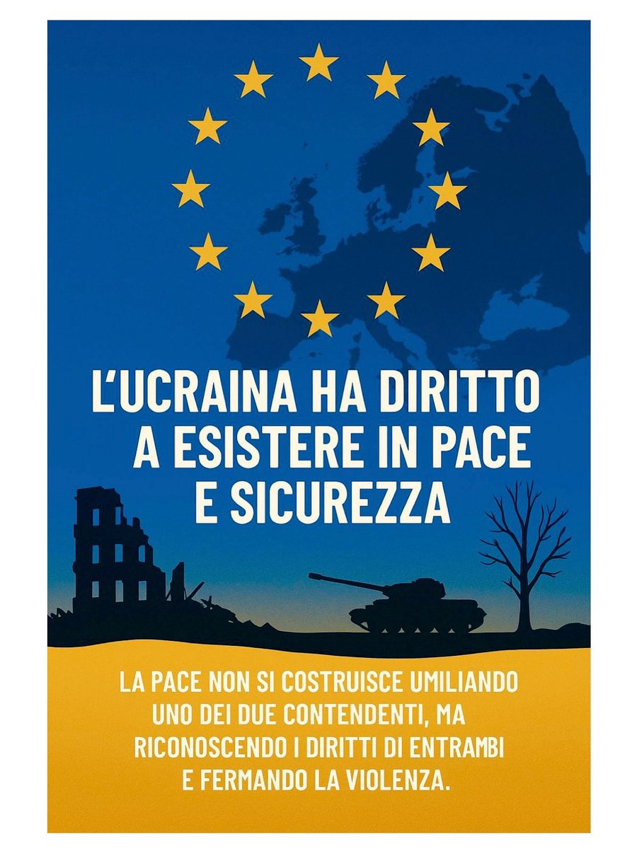 lilloconiglio's tweet image. #PaceGiusta  #🇪🇺 #UcrainaInPace  
#DirittiEDialogo #StopAllaGuerra  
#EuropaPerLaPace  
#NessunaPaceSenzaGiustizia  
#UmanitàInAscolto  
#FuturoSenzaConflitti  
#SolidaliPerLaPace #PaceConDignità
#UnioneEuropea #UE #Europa