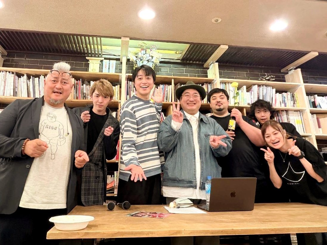 namamon_staff's tweet photo. 「三拍子の生漫DAY」特別版
ありがとうございましたー！！
11.7(金)開催のピンポイント防災も
よろしくお願いします！！ #三拍子 #生漫 https://t.co/SKaL6FZBYd