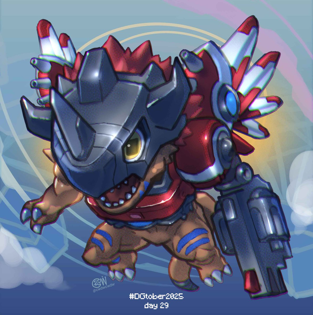 #29 RizeGreymon
#DGtober2025 
#Digimon 
#デジモン