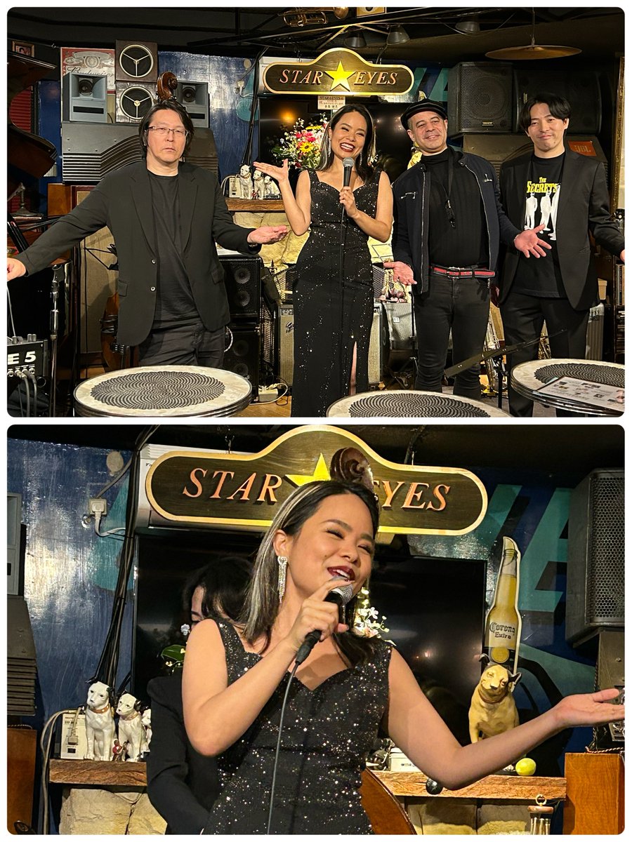 nori_natsuNakai's tweet photo. 今夜は名古屋は #stareyes へ
#安部潤 &amp; #TheSecrets feat. #Wakasa ちゃん🎤のLiveを義母と楽しんできました♪
久しぶりに相方の仲良しのラジオリスナーさんにもお会いできて嬉しかった！
Wakasaちゃんは今夜は義母に相方のお話してくれて…優しい💕ありがとうございました🥹
次はX'masに🎄🔔 https://t.co/hdz7FcCLLM