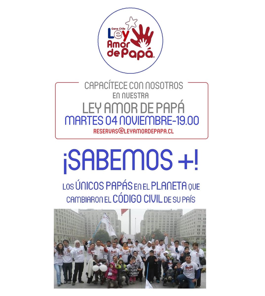 DefensorNinoCL's tweet image. Queremos COMPARTIR TODOS NUESTROS VALIOSOS CONOCIMIENTOS y EXPERIENCIAS para apoyarle en la resolución EXITOSA del conflicto familiar que está VIVIENDO (o sufriendo).

¡VAMOS CON TODO! y con LA MEJOR ALIADA: nuestra LEY AMOR DE PAPÁ

@AmordePapa