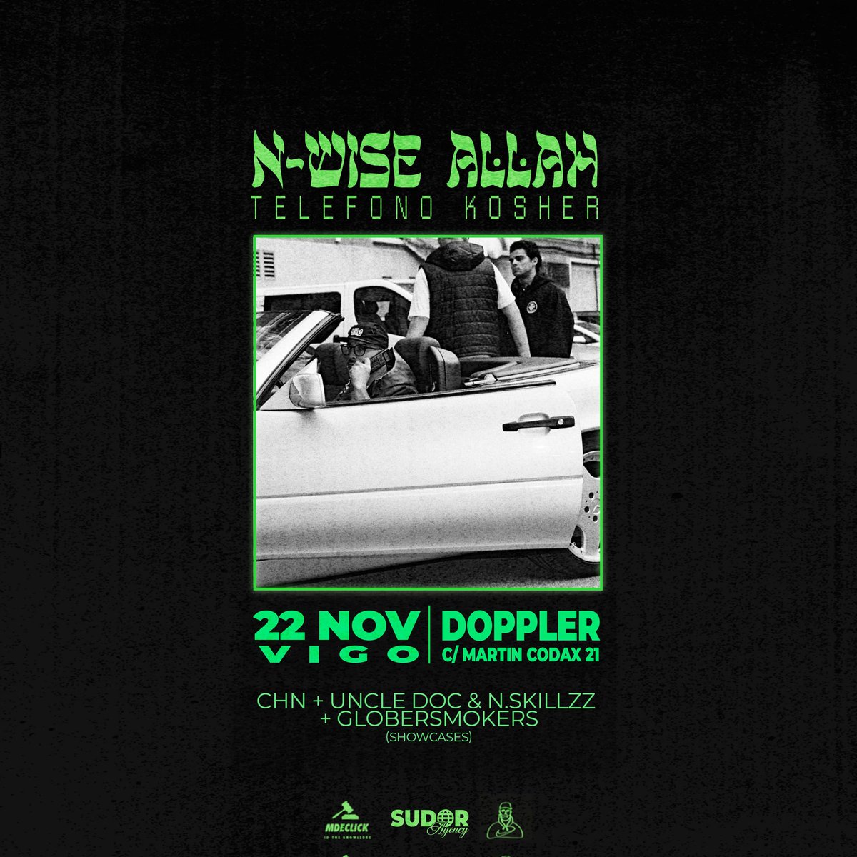 Cuenta atrás para el inicio del TOUR de #TELEFONOKOSHER

Empezamos por A Coruña y Vigo el 21 y 22 de Noviembre!!! Entradas Ya a la venta aquí :

link.dice.fm/rf7J54hoRXb?sh…

link.dice.fm/iWTbTIfoRXb?sh…