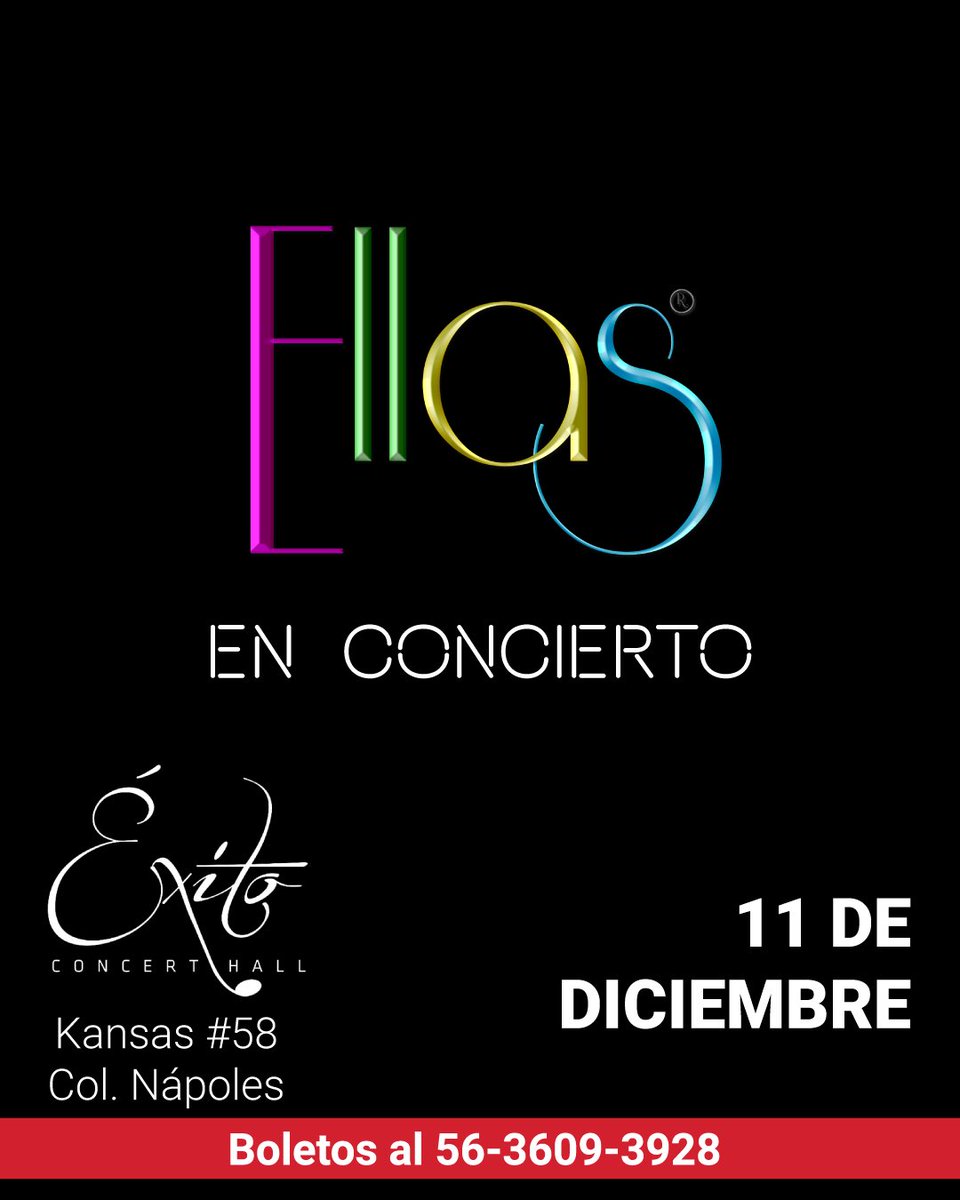 EllasOficial_'s tweet image. Me encanta apostar a talento desconocido en un mundo, conocido en una galaxia, a la nota que duele, al verso que dice, a saltar a la de tres sin disfraz.

Así he vivido, lo he gozado. Todo termina.

Ponte ilari-ilarié
#CelebraLaVida🥂🥂🍾

Ellas💖💚💛🩵
MÁS DE LO QUE TE IMAGINAS.