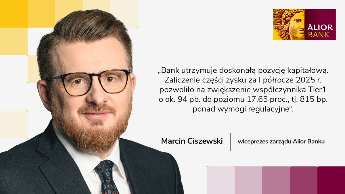 Alior Bank z powodzeniem kontynuuje transformację strategii zarządzania ryzykiem kredytowym, co przekłada się na wysoką odporność portfela kredytowego w wymagającym otoczeniu makroekonomicznym.