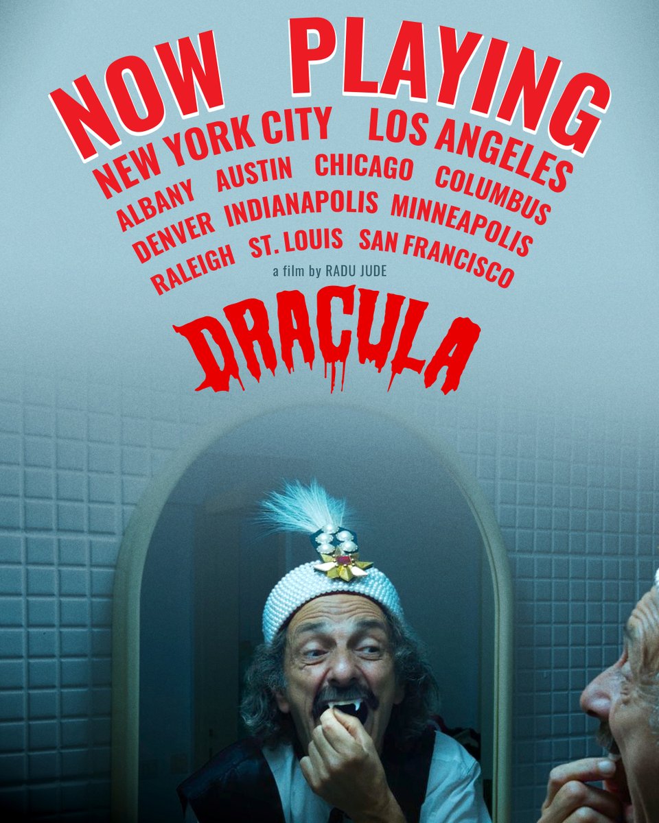 “Rattling, ridiculous, and in its own way, wholly necessary" - Next Best Picture
Radu Jude’s DRACULA is in theaters starting today.
