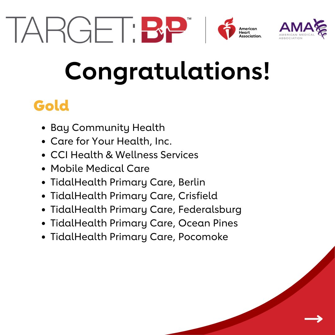 heartmaryland's tweet photo. Nearly half of U.S. adults are living with high blood pressure, a preventable risk factor for heart disease and stroke. Congratulations to the 30 organizations recognized in Maryland with #TargetBP quality awards for their commitment to improving blood pressure management. https://t.co/8w40iVXJQu