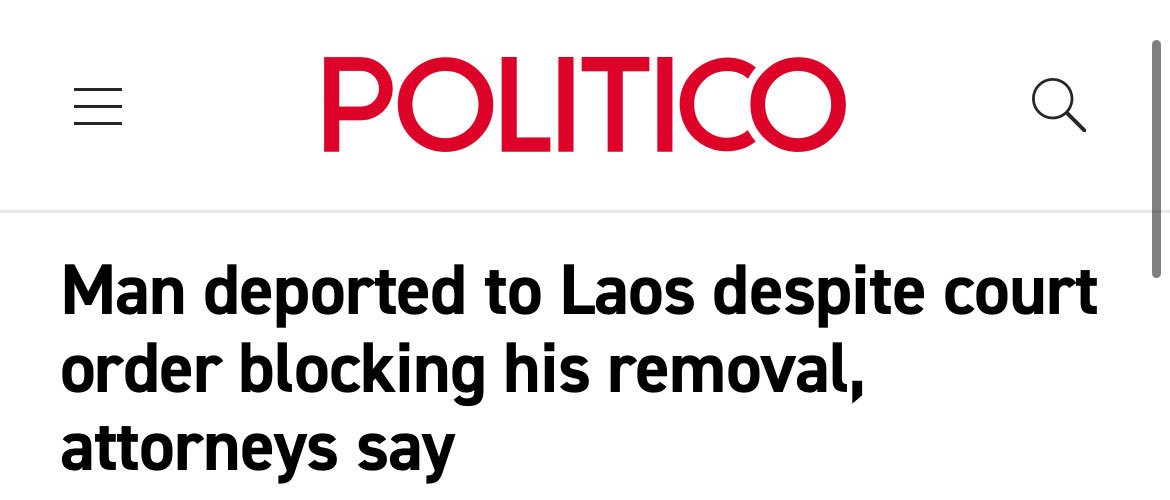 DHSgov's tweet image. To the media’s chagrin, there was no mistake. This temporary restraining order was not served to ICE until AFTER the criminal illegal alien was removed.

Chanthila Souvannarath, a criminal illegal alien, with a rap sheet that includes convictions for assault and unlawful…