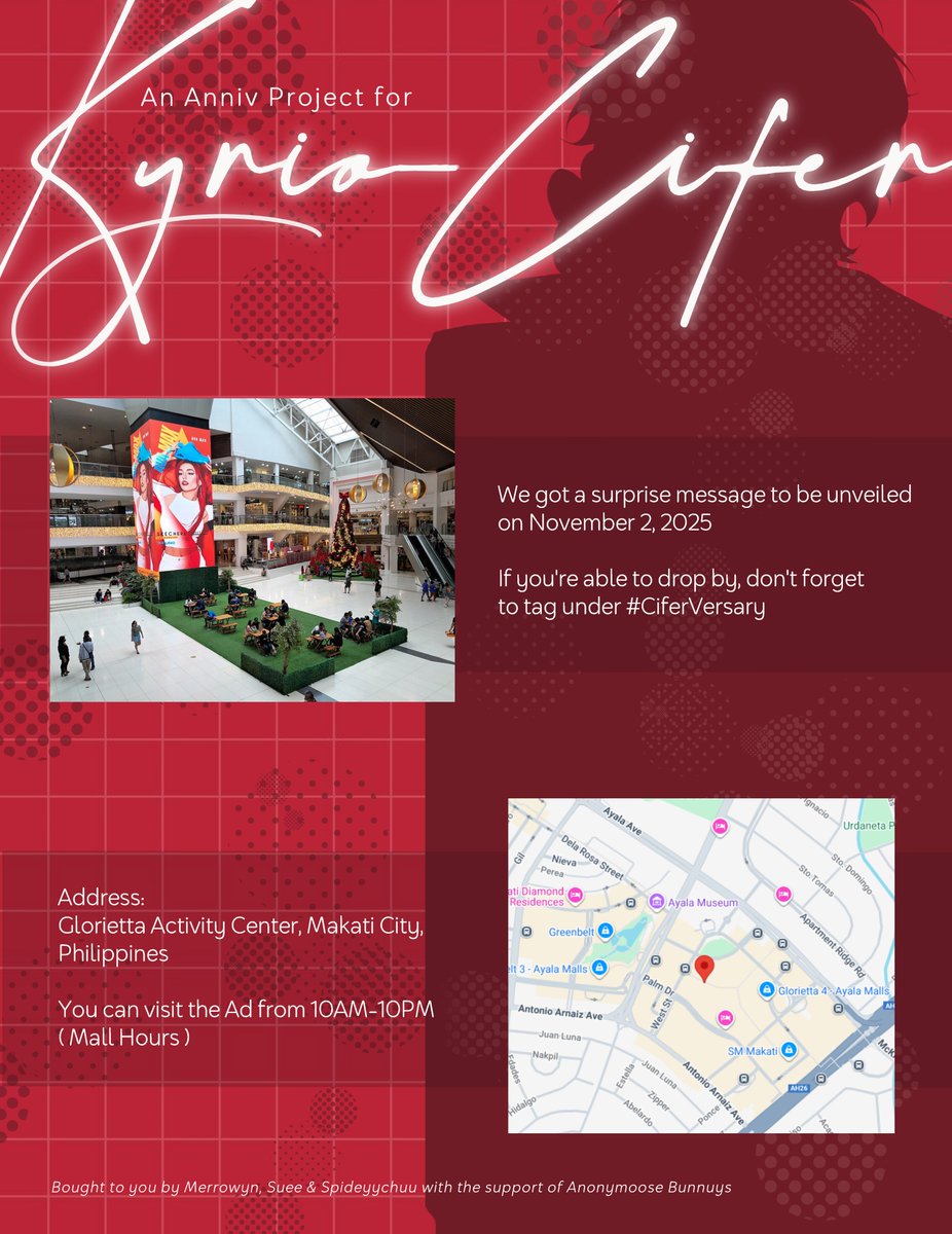 #CiferVersary #KyrioCifer
The long wait is over, and this was the project we've been working for a limited time...

Animator / Illustrator : <a href="/MerowynnM/">Merowynn 🦄🎨 EN Vtuber</a> 
End Credits Illustrator : Suee8720
Managements: <a href="/spideyychuu/">no labels, just spidey ★⋆✮⋆✰</a>