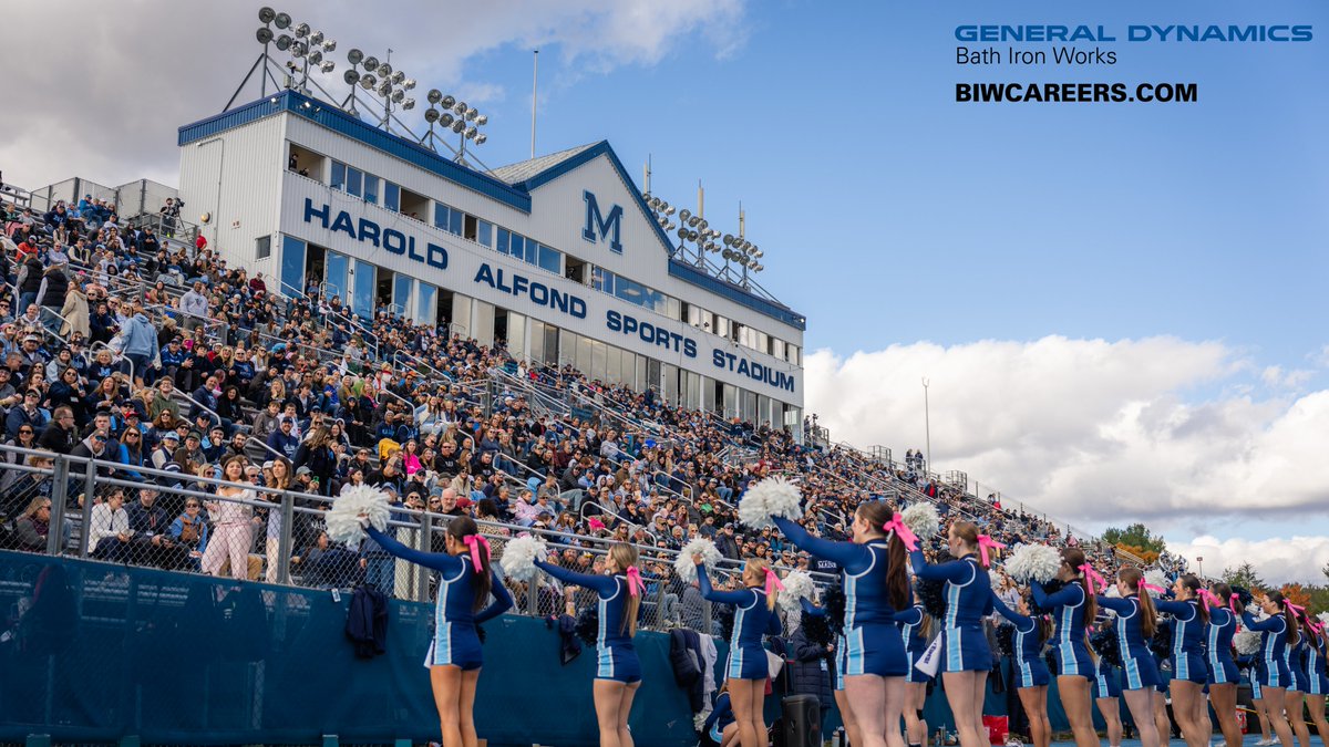 Football to host annual Military Appreciation Game, Nov. 1, presented by General Dynamics Bath Iron Works

Black Bears to offer complimentary tickets to all active and former military service members and their families

Details: tinyurl.com/55m34sj2
Tickets: