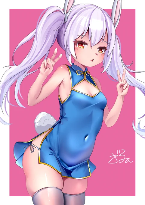 ラフィーちゃん進水日おめでとうちーぱお v(・x・)v #アズールレーン #Azurlane