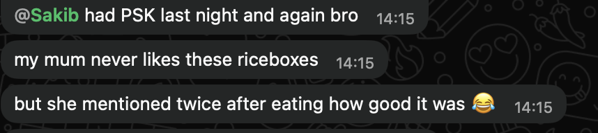regular occurence now, testers becoming regulars after one test

one day pop up only this sunday as ss stepney

lets cook