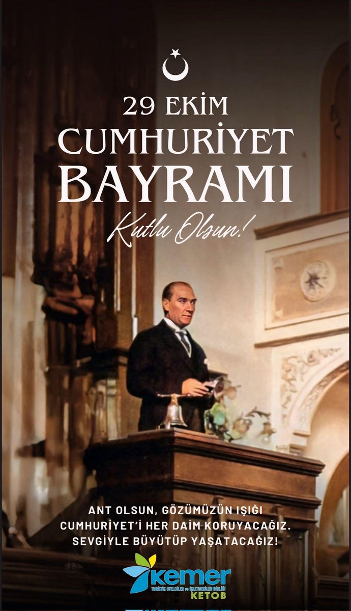 _KETOB_'s tweet photo. Cumhuriyetimizin 102. yılını gurur ve coşkuyla kutluyor, birlik ve beraberliğimizin daim olmasını diliyorum.
29 Ekim Cumhuriyet Bayramımız kutlu olsun. https://t.co/R14KGAWMOK