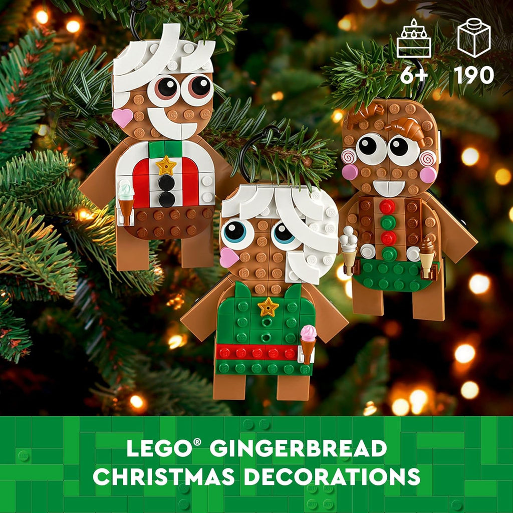 🎃 Check out our October Toy Sale! 🎃 LEGO: Gingerbread Ornaments