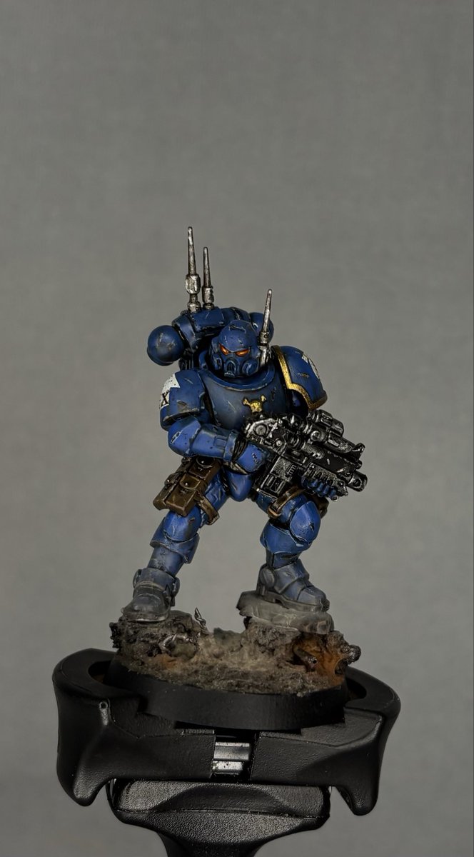 sinister_minis's tweet photo. First ultramarine for my Space Marine Killteam - never thought I’d enjoy painting these guys as much https://t.co/ruwBOc2OD2