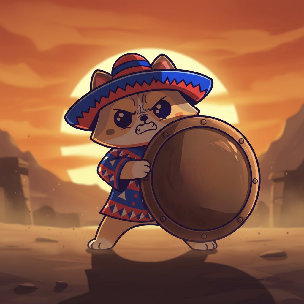 GM ☕️

We know $PONCHO is a crypto warrior!

But who’s brave enough to join him?