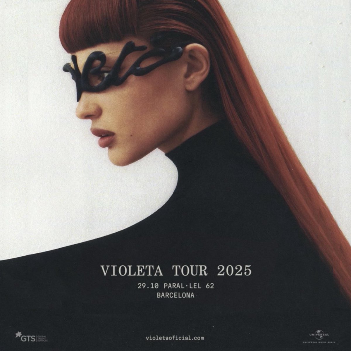 VioletaHNews's tweet photo. ⚠️| 29/10 - BARCELONA

#VIOLETABCN1

📍 Paral·lel 62
🕙 21:00 - Inicio concierto https://t.co/3hciJQbx00