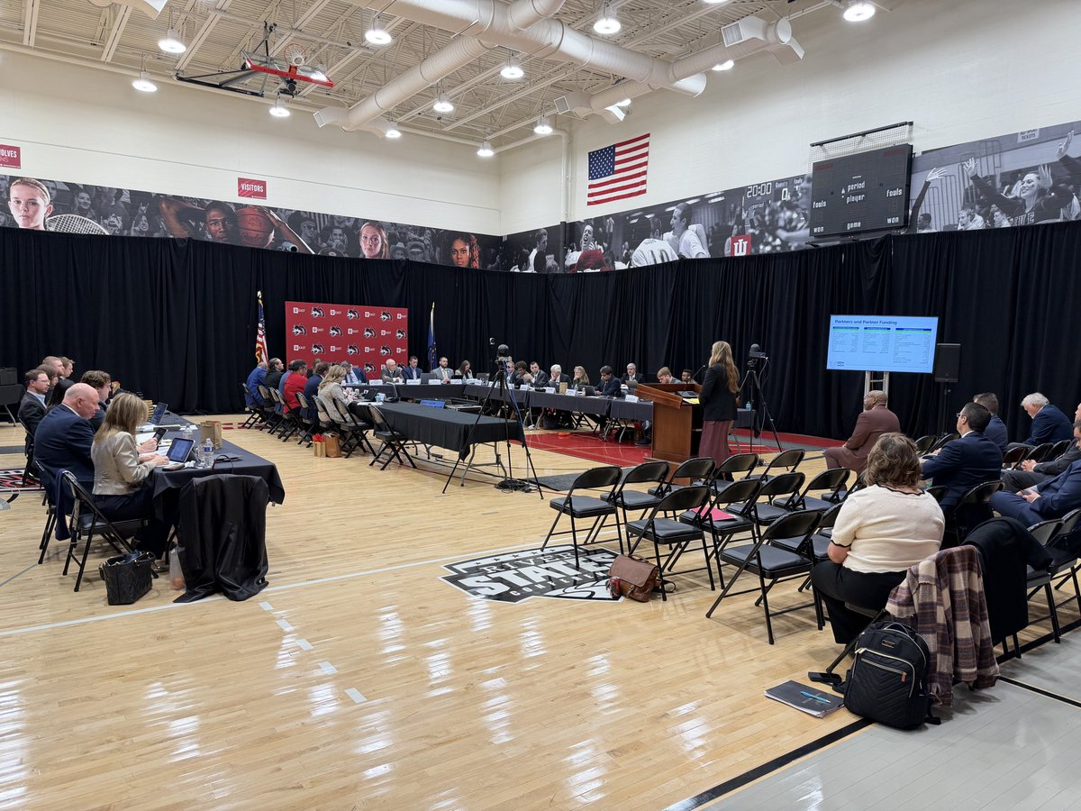 ZSmithHoward's tweet image. Grateful to have the @IN_gov State Budget Committee at @iueast the last day and a half - Chancellor Rome and his entire team have been fantastic hosts! 🤍❤️🐺 #IUEast #RedWolves