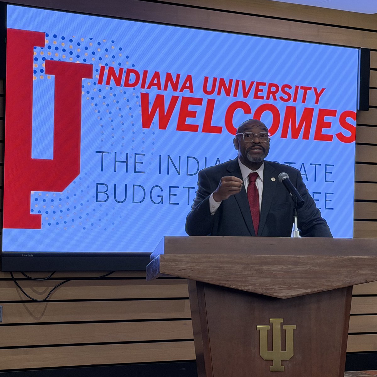 ZSmithHoward's tweet image. Grateful to have the @IN_gov State Budget Committee at @iueast the last day and a half - Chancellor Rome and his entire team have been fantastic hosts! 🤍❤️🐺 #IUEast #RedWolves