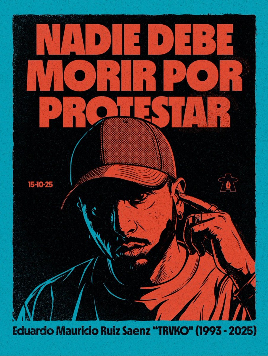 Joxe_Kar's tweet photo. "Nadie Debe Morir Por Protestar"
#TrvkoVive
🖌️ Aquije Grafico
🖤🏴🔥✊🏽 https://t.co/Kd9gfz1tgt