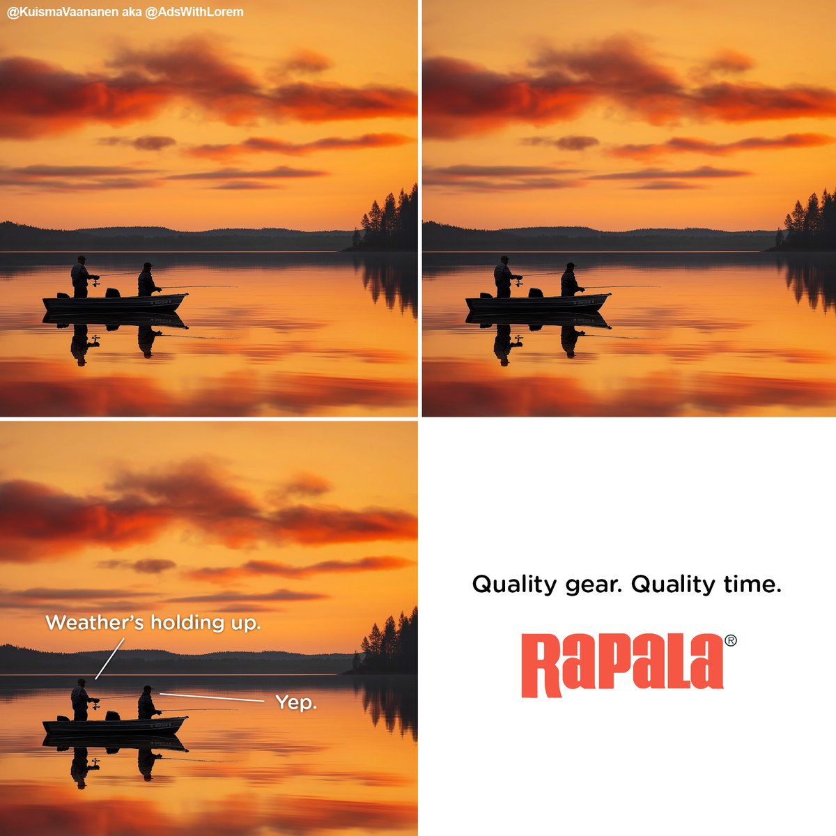 One Minute Brief of the Day - 29/10/25 Create posters to advertise #FishingRods

Two versions. <a href="/OneMinuteBriefs/">One Minute Briefs ⏱️</a>