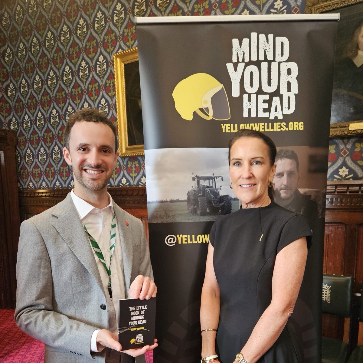 CHinchliffMP's tweet photo. For healthy food and restoring nature we need our farmers.

But those feeding Britain are under huge pressure from supermarkets, climate change, and unfair competition.

Good to speak to @yellowwelliesuk on supporting farmers' mental health and ensuring they're fairly rewarded. https://t.co/4LwFdZ9g1m