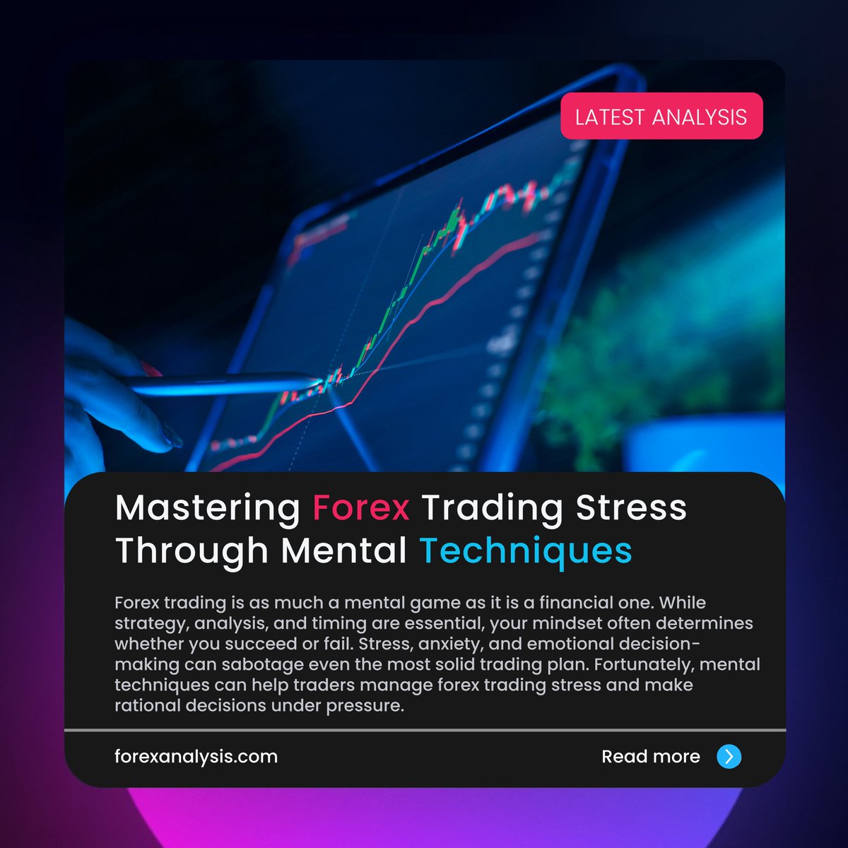 fxanalgo's tweet image. 🧘‍♂️ Mastering Forex Trading Stress
Success starts with mindset - learn mental techniques to stay calm, focused, and make better decisions under pressure. 💭📊
#TradingMindset #StressControl #SmartTrading #ForexSuccess