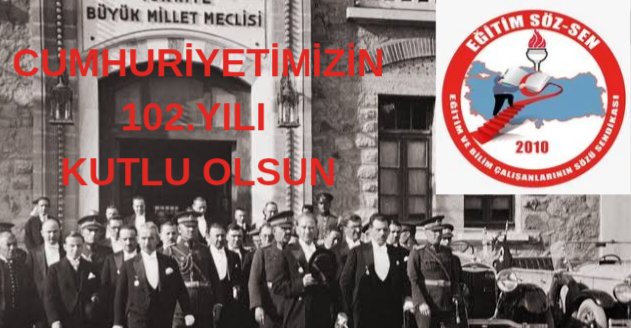 #29EkimCumhuriyetBayramı 
Cumhuriyetimizin 102.Yılı Kutlu Olsun.Nice yüzyıllara...