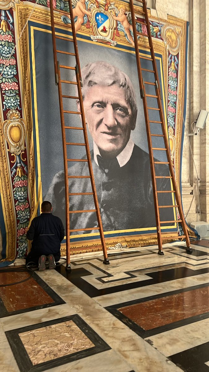 vaticannews_it's tweet image. Preparativi
#Newman #DottoredellaChiesa #Vaticano
