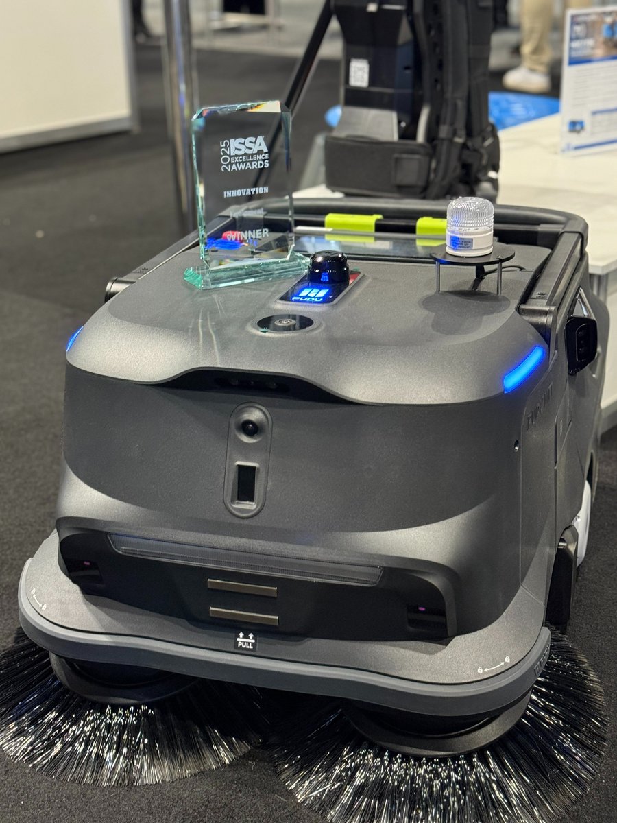 PuduRobotics's tweet image. Big win in Australia! 🏆

#PUDUMT1 just took home the 𝐈𝐧𝐧𝐨𝐯𝐚𝐭𝐢𝐨𝐧 𝐢𝐧 𝐄𝐪𝐮𝐢𝐩𝐦𝐞𝐧𝐭 𝐚𝐰𝐚𝐫𝐝 at the 𝟐𝟎𝟐𝟓 𝐈𝐒𝐒𝐀 𝐄𝐱𝐜𝐞𝐥𝐥𝐞𝐧𝐜𝐞 𝐀𝐰𝐚𝐫𝐝𝐬. Proud of our team for pushing the boundaries of what autonomous cleaning tech can do.

But we&apos;re not done yet…