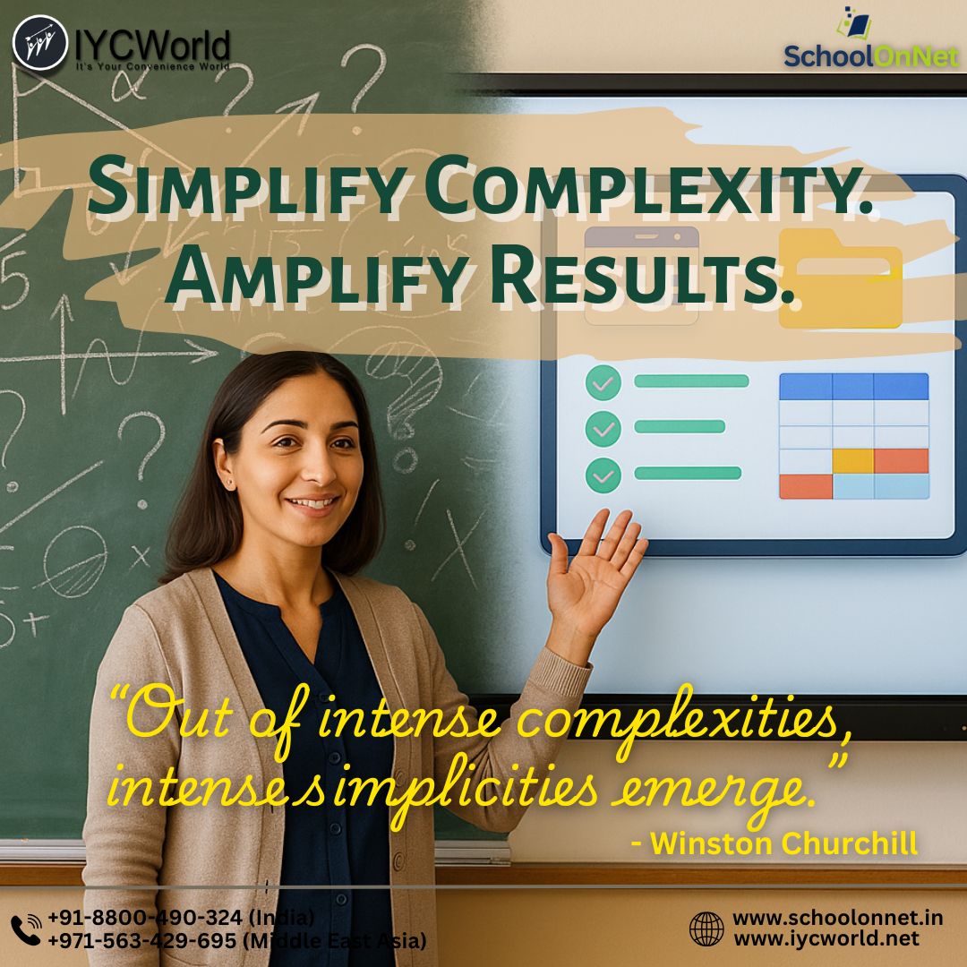 schoolonnet's tweet image. 𝑭𝒓𝒐𝒎 𝒄𝒐𝒏𝒇𝒖𝒔𝒊𝒐𝒏 𝒕𝒐 𝒄𝒐𝒐𝒓𝒅𝒊𝒏𝒂𝒕𝒊𝒐𝒏 — 𝒐𝒏𝒆 𝒅𝒂𝒔𝒉𝒃𝒐𝒂𝒓𝒅 𝒅𝒐𝒆𝒔 𝒊𝒕 𝒂𝒍𝒍.
𝑴𝒂𝒏𝒂𝒈𝒆 𝒔𝒎𝒂𝒓𝒕𝒆𝒓, 𝒏𝒐𝒕 𝒉𝒂𝒓𝒅𝒆𝒓!

#SchoolERP #SmartManagement #EducationTech #IYCWorld #DigitalTransformation #AutomationInAction #SchoolOnNet