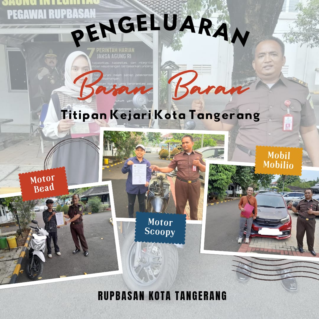 rupbasanjakbar's tweet photo. Pengeluaran Basan Baran Titipan Kejari Tangerang https://t.co/heYieXm1NB