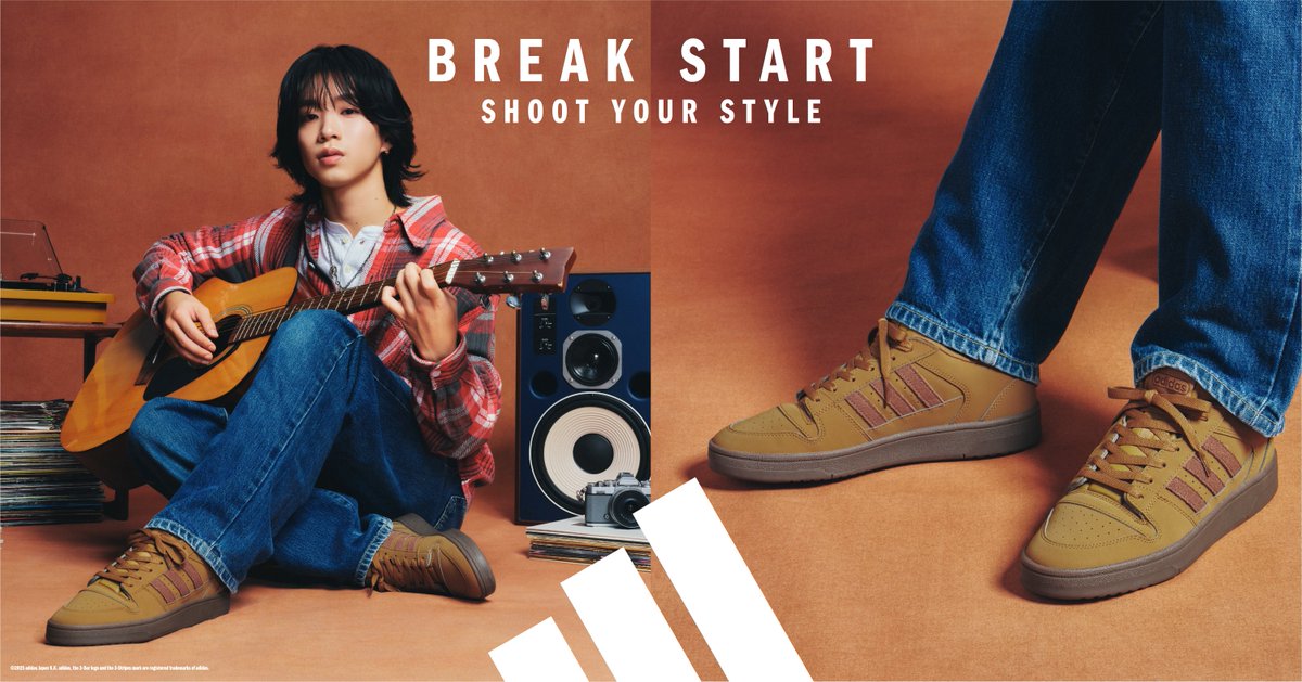 ABCMART_INFO's tweet photo. 👟adidas BREAK START × 森愁斗(BUDDiiS)
イメージモデル就任✨
いつもの街も、特別な時間も。
BREAK STARTがあれば、どんな一歩も自分らしく。
本日から全国のABC-MARTにて発売です！💙
@MORRIE_SHOOT_MG 
https://t.co/PqadZLcJom
#adidas #BREAKSTART #森愁斗 #BUDDiiS #abcマート  #ShootYourStyle https://t.co/OXBcag5HbC