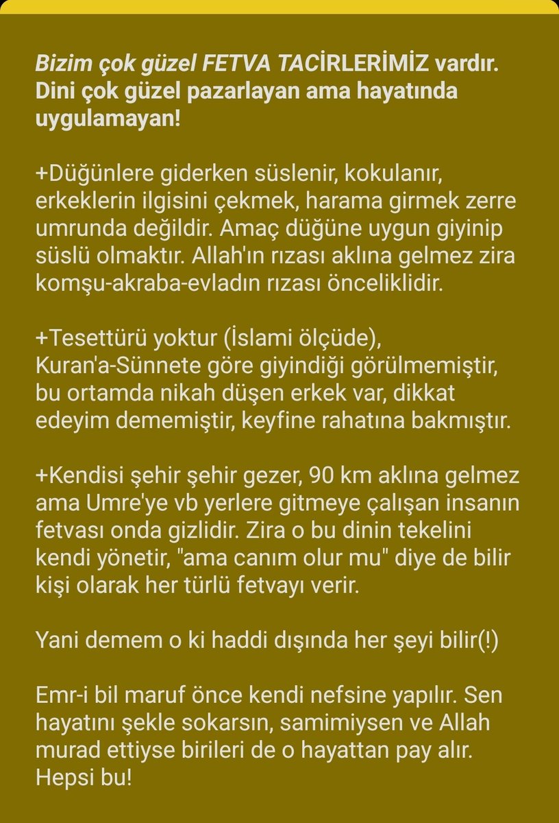 Din, yaşamaktır!