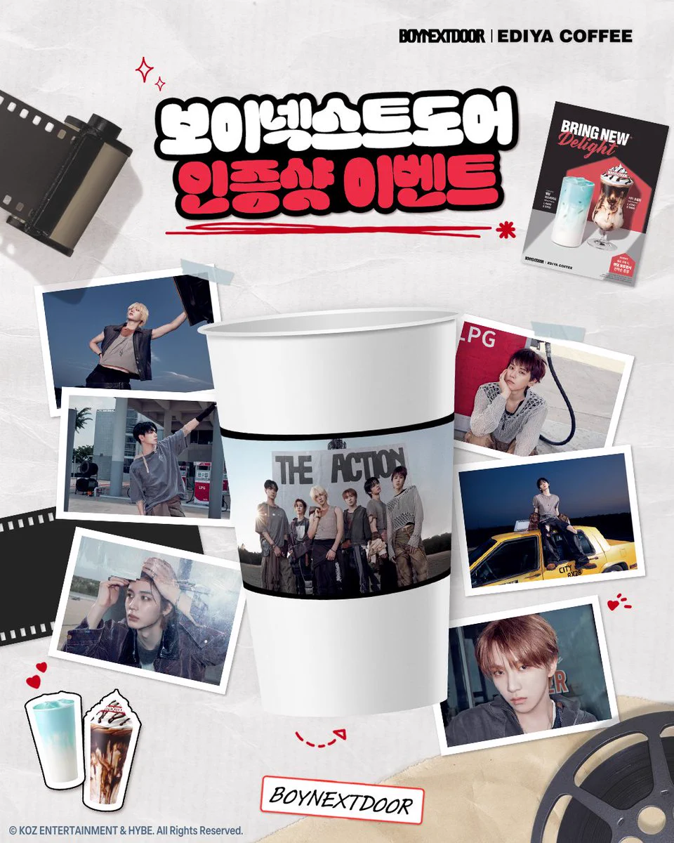 ボイネク ボネクド EDIYA COFFEE コラボ タンブラー＆スリーブセット 韓国代行🇰🇷hoonyseoul🌼 on X: 