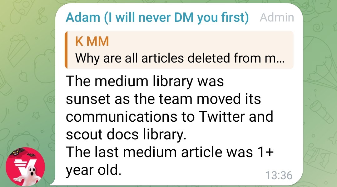 $VRA Why are all articles deleted from medium?

The answer 👇