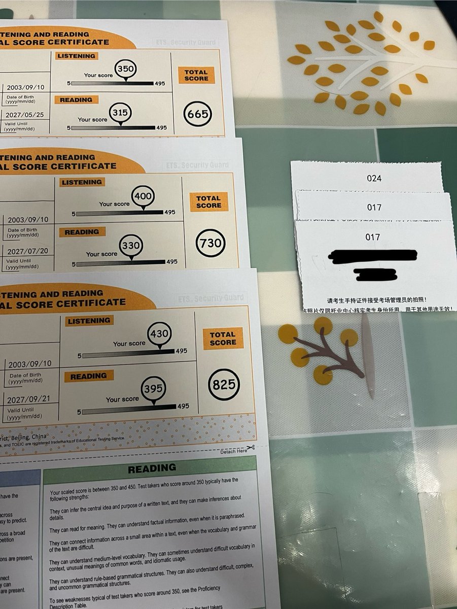 托业终于考到了目标分数，接下来要开始复健日语了😄
（虽然想练习日语口语，奈何身在国内，顶多也就是背背单词和朗诵课文这种程度的了）